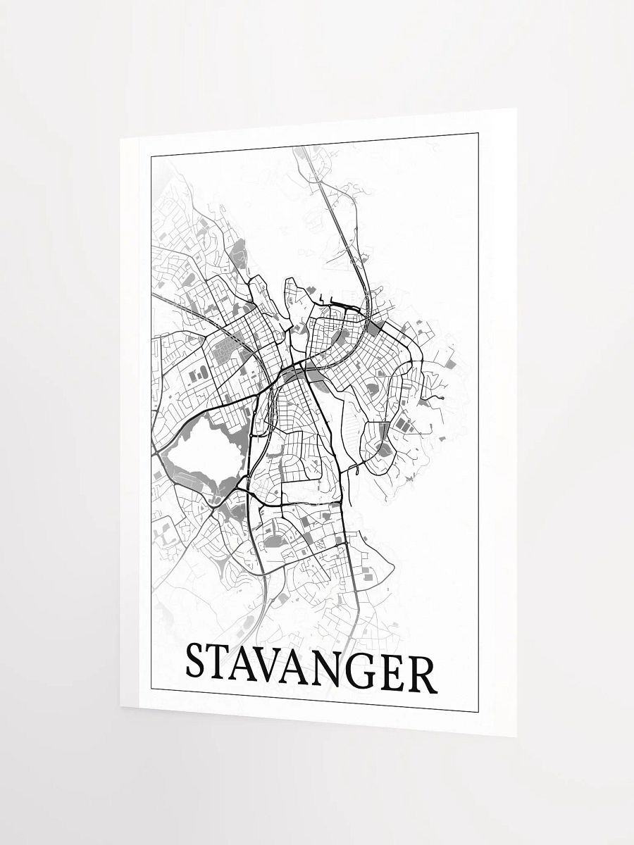 Stavanger, Norway, city map print product image (10)