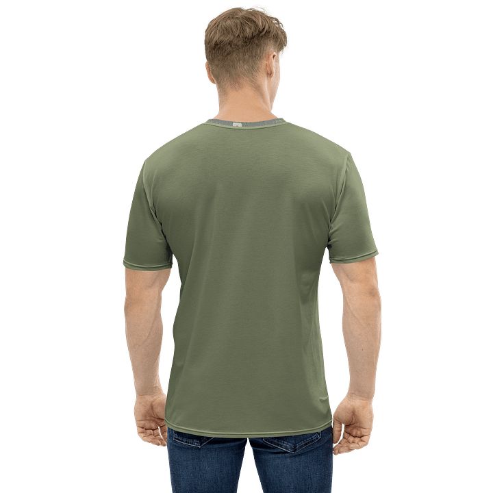 Signal Grid - Olive Matrix Edition Men's Tee product image (2)