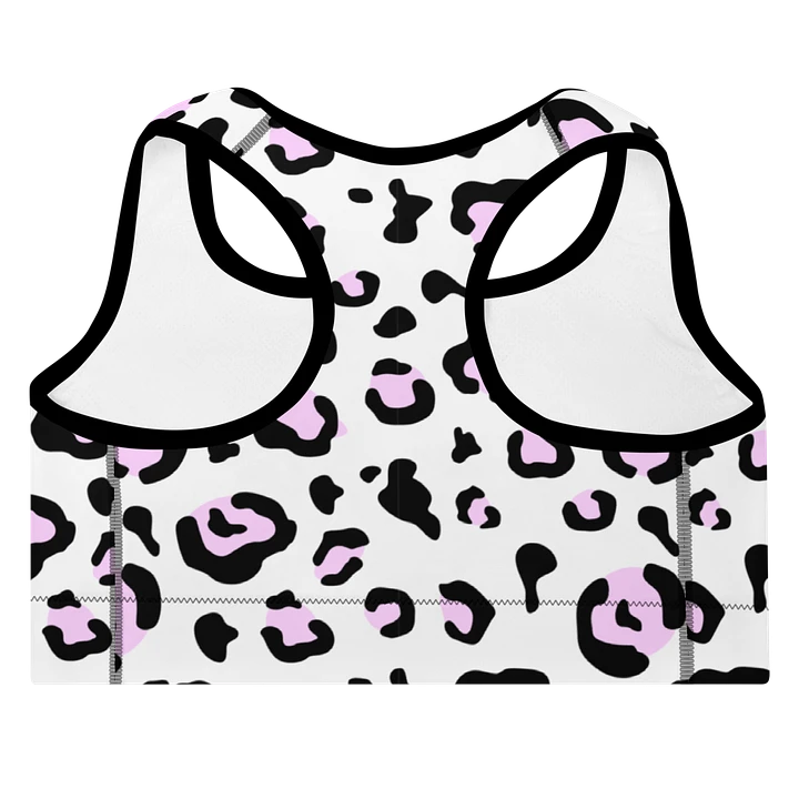 Pastel Leopard Print All-Over Padded Sports Bra product image (2)