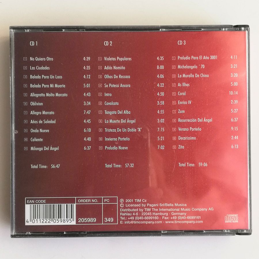 Astor Piazzolla - Anos De Soledad 3xCD Box Set, New Tango Music Album, Limited Edition Tango Nuevo Trilogy product image (6)