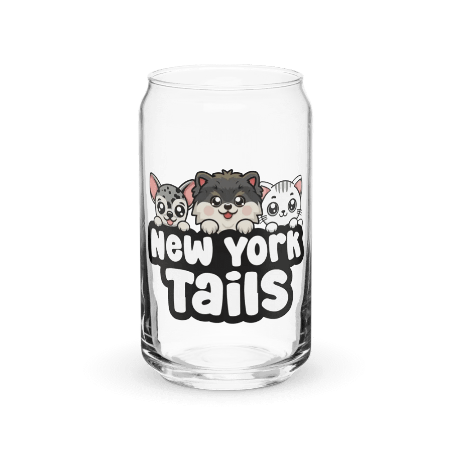 New York Tails Can-Shaped Glass product image (1)