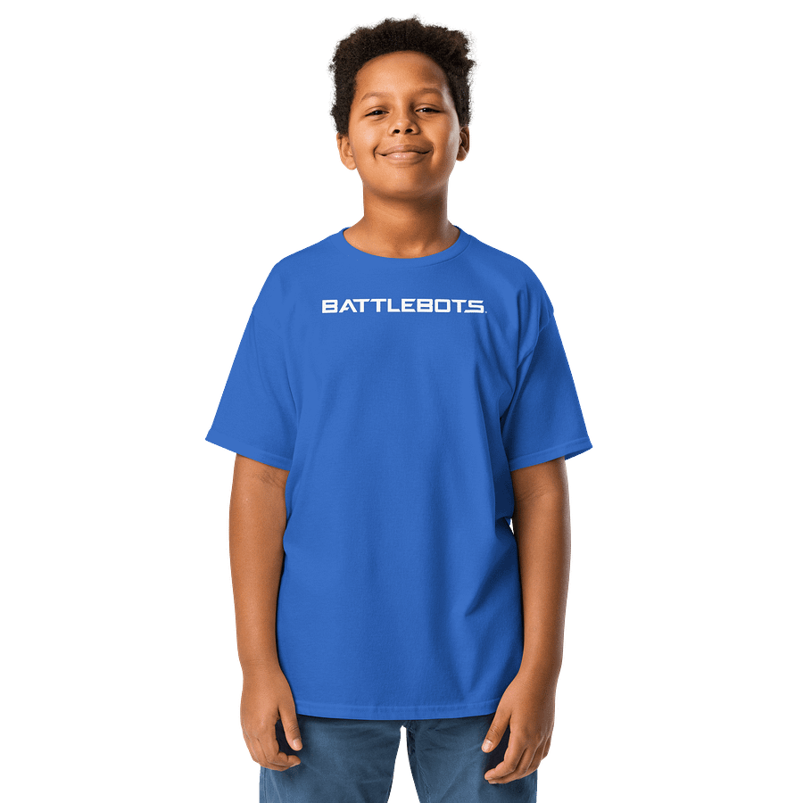 BattleBots White Logo Kids Tee - 6 Colors - BattleBots Basics! product image (1)