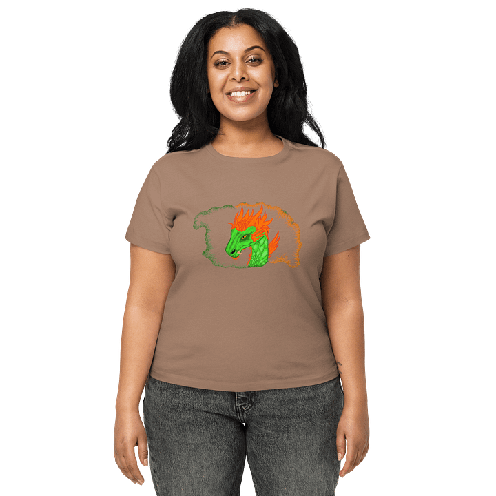 Dragon's Blaze High-Waisted Tee product image (1)