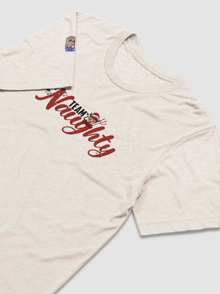 Christmas Naughty Tri blend Tee product image (1)