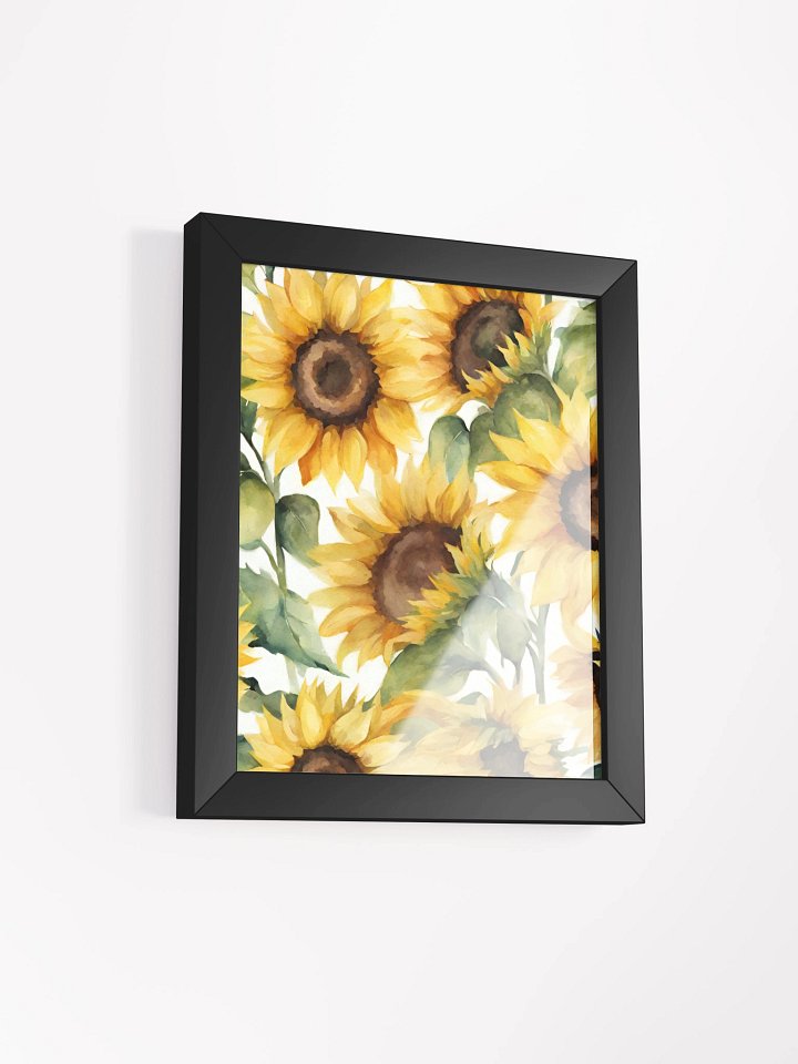 Vibrant Sunflowers Framed Poster product image (2)