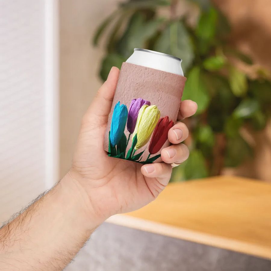 Vibrant Tulip Can Cooler product image (6)