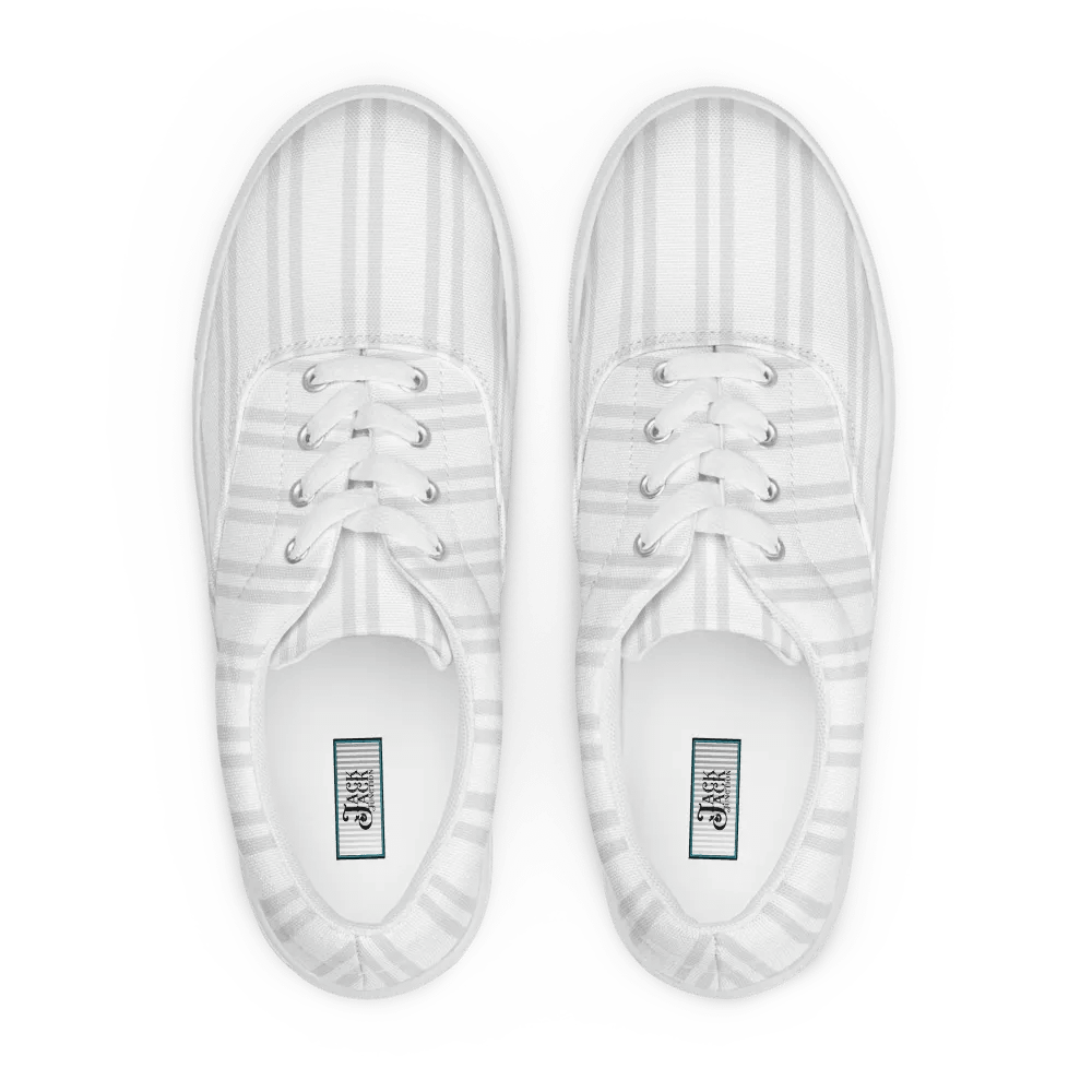 Grey Lines Ladies Canvas Shoes product image (2)