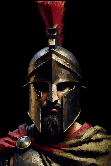 Spartan Warrior Matte Paper Poster product image (1)