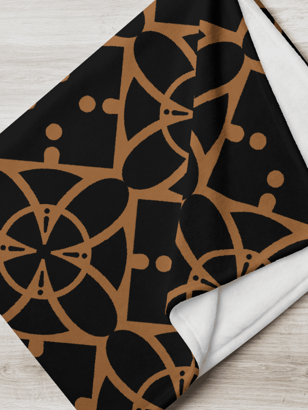 Brown Ethereal Echoes Throw Blanket product image (6)