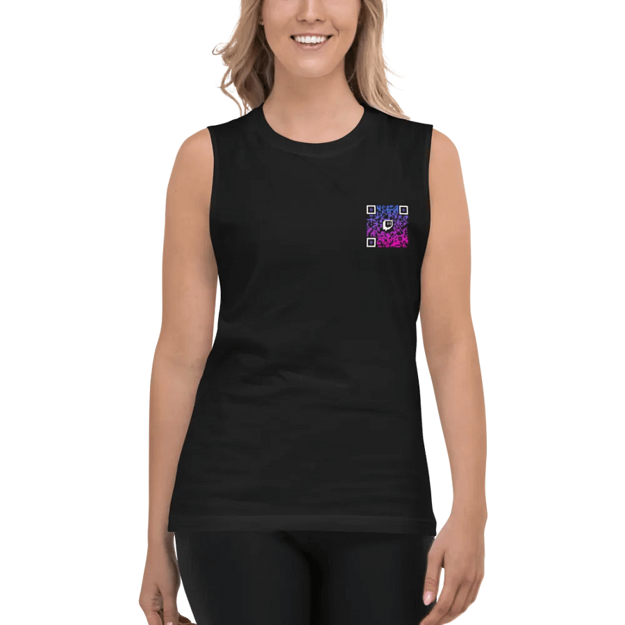 MA Twitch QR Code Muscle Tank product image (3)