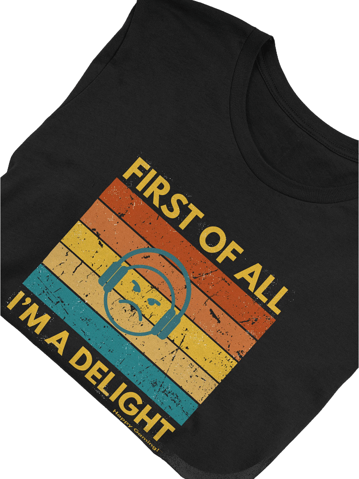 I'm A Delight Gamer Face T-Shirt product image (1)