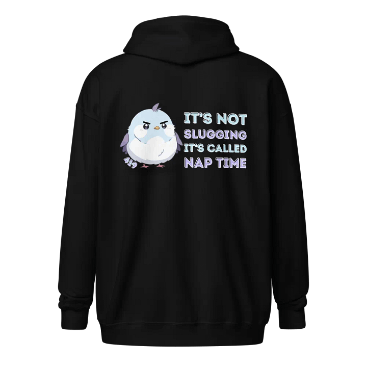 Nap Time Dark-Colored Zippered Hoodie product image (1)