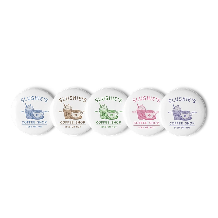 Slushie's Coffee Shop | Pins (White) product image (1)