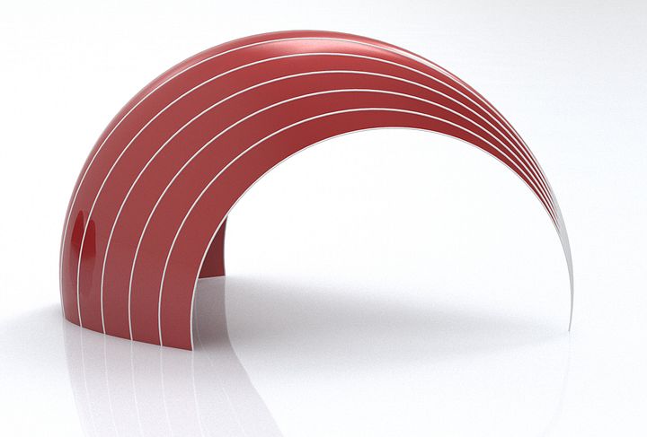 Parametric Architectural Shell Facade Design Grasshopper Rhino Files Download product image (1)