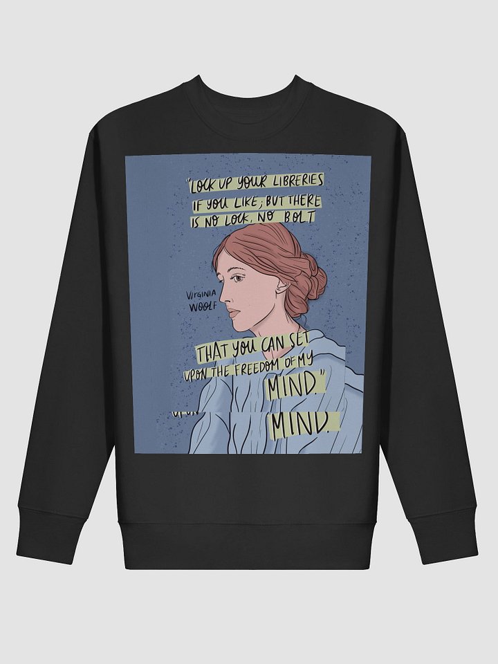 Virginia Woolf Quote Portrait Sweatshirt product image (13)