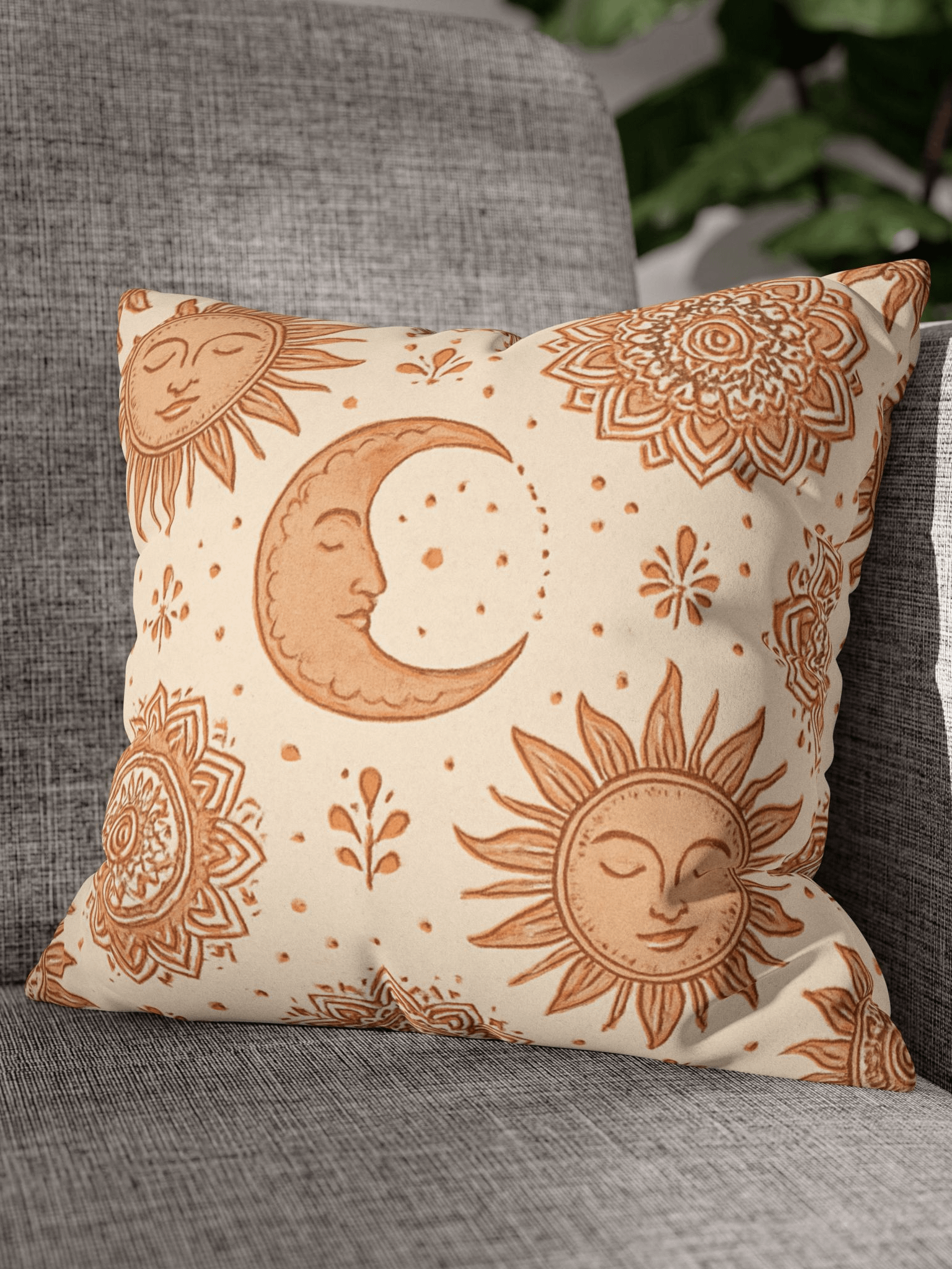 Boho Styled Signs Theme Modern All-Over Pillow product image (1)