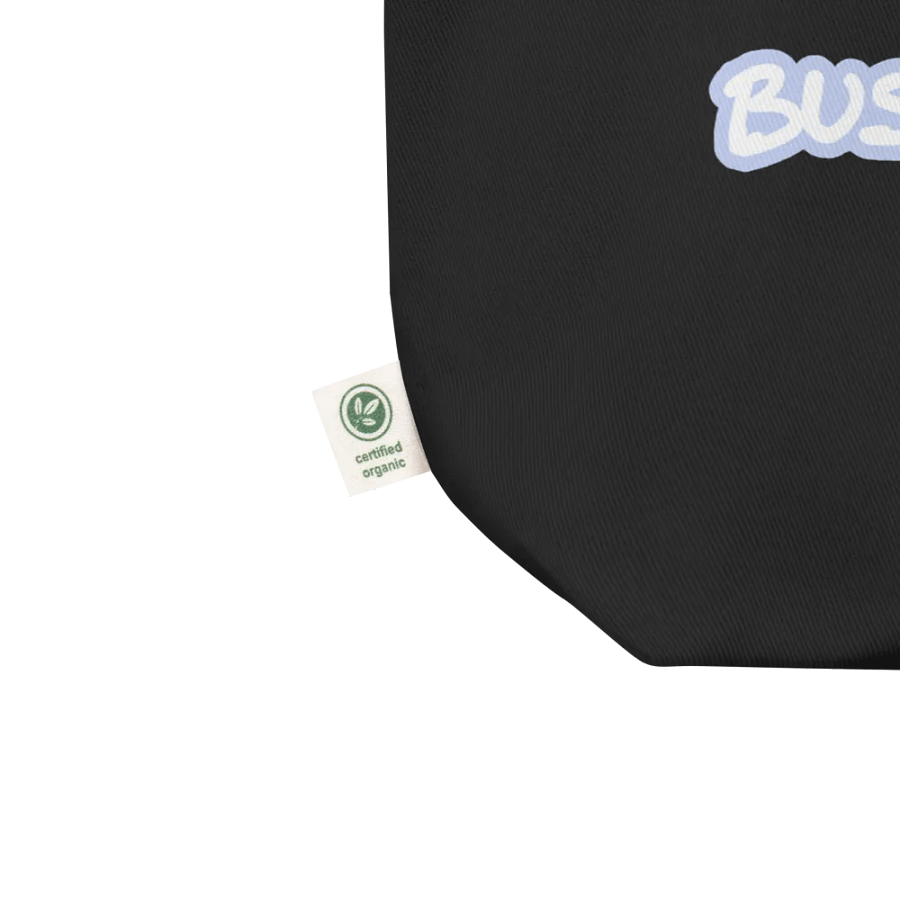 BUSY-BRAINED (lined design, #BDCAEF) tote bag product image (2)