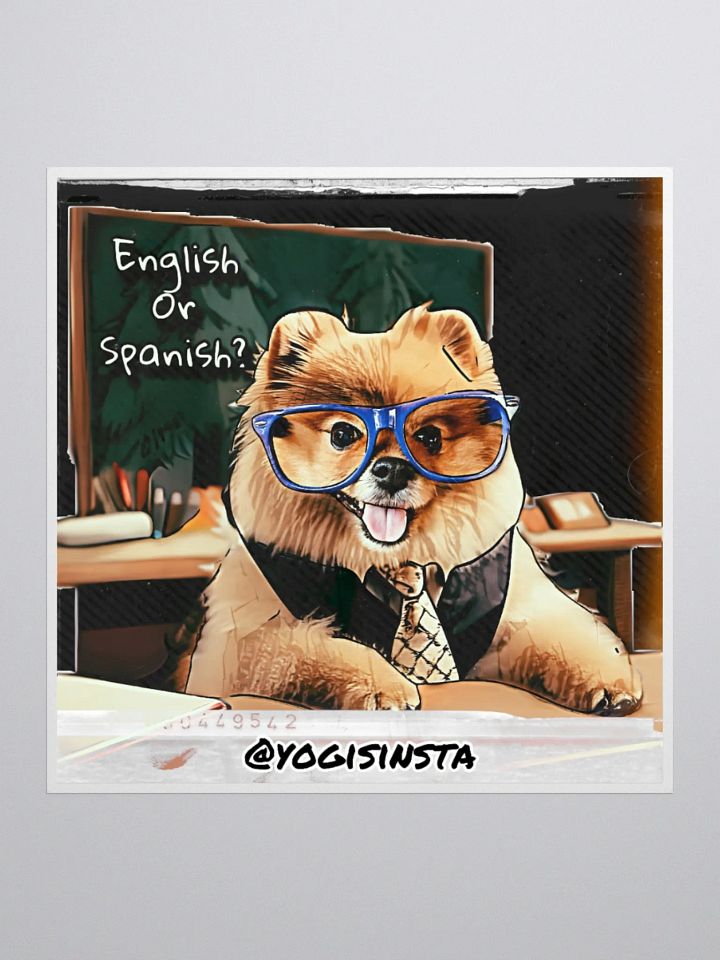 English or Spanish Sticker product image (2)