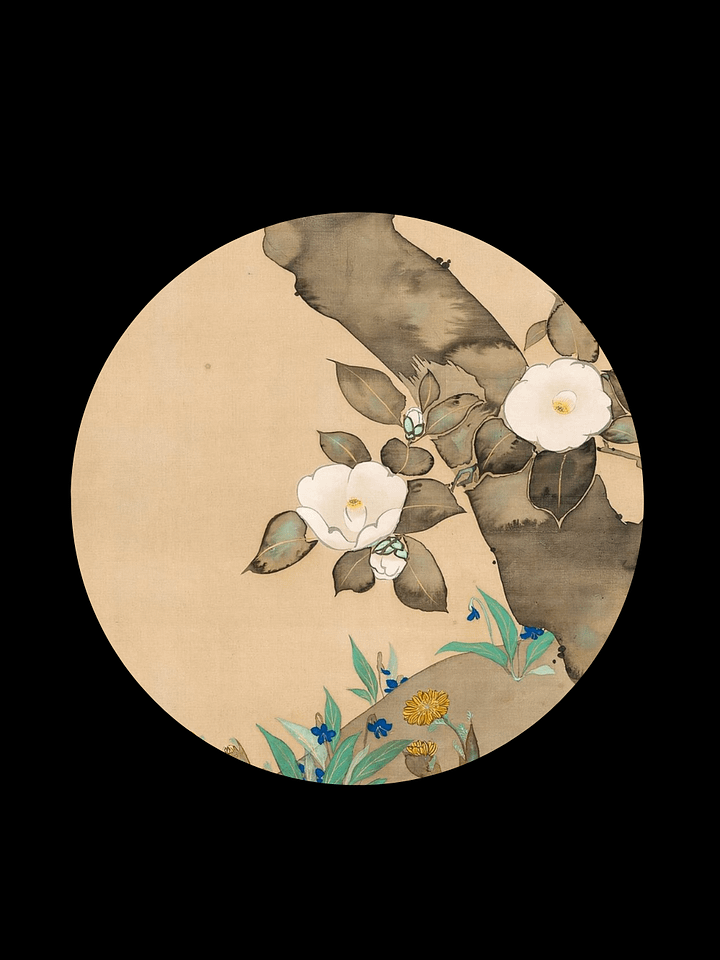 Sumi-e Blossom. Hardcover JournalBook® product image (1)