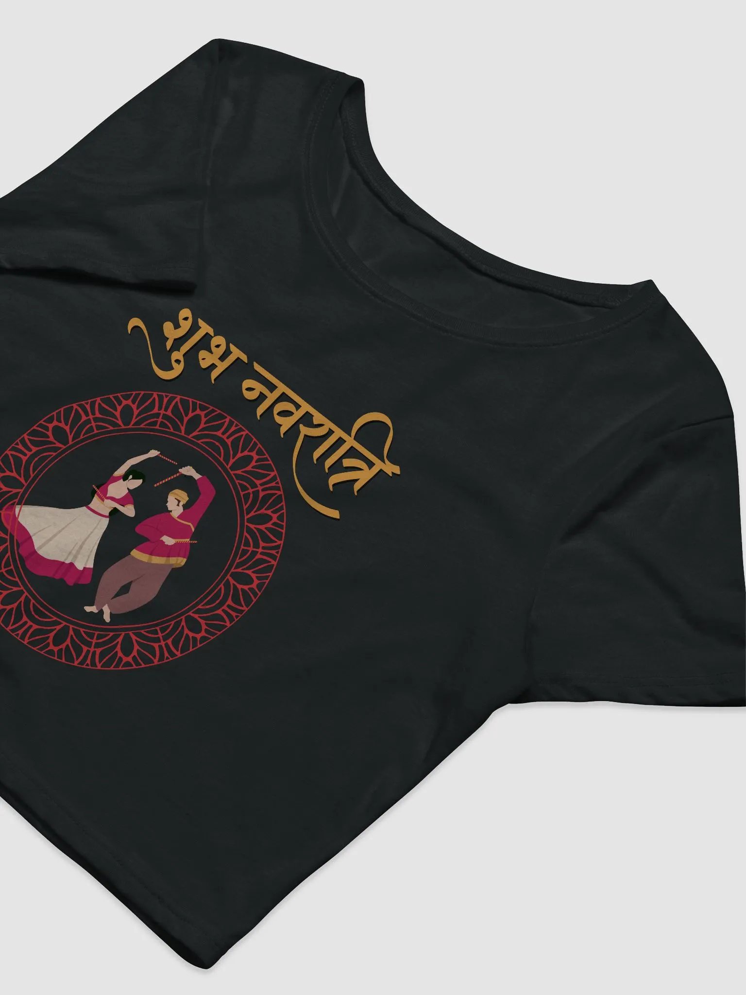 Navratri Crop Tee - Enjoy your festival product image (13)