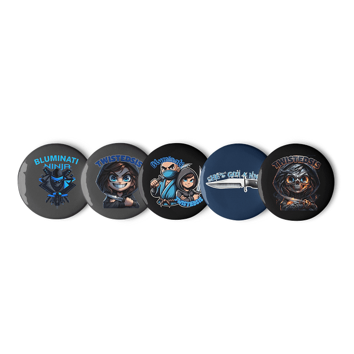 Blu and Twisted Pin set product image (1)