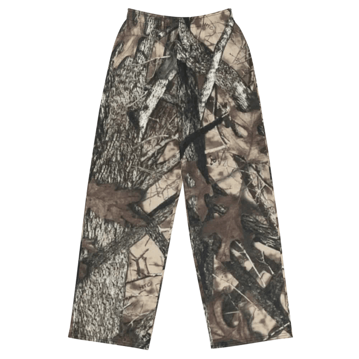 Forest Camo Unisex Wide-Leg Pants product image (1)