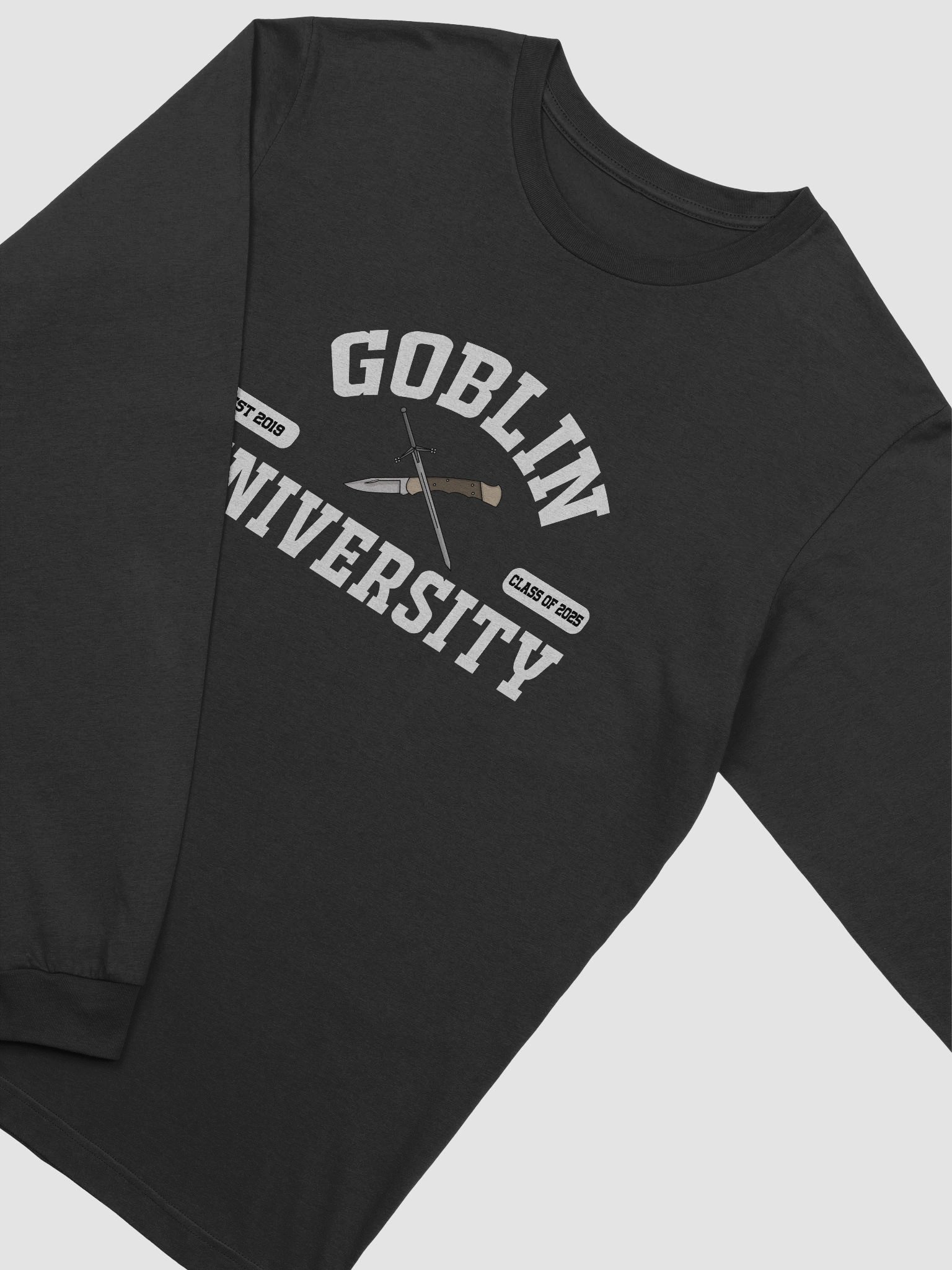 Goblin University White Long Sleeve product image (7)