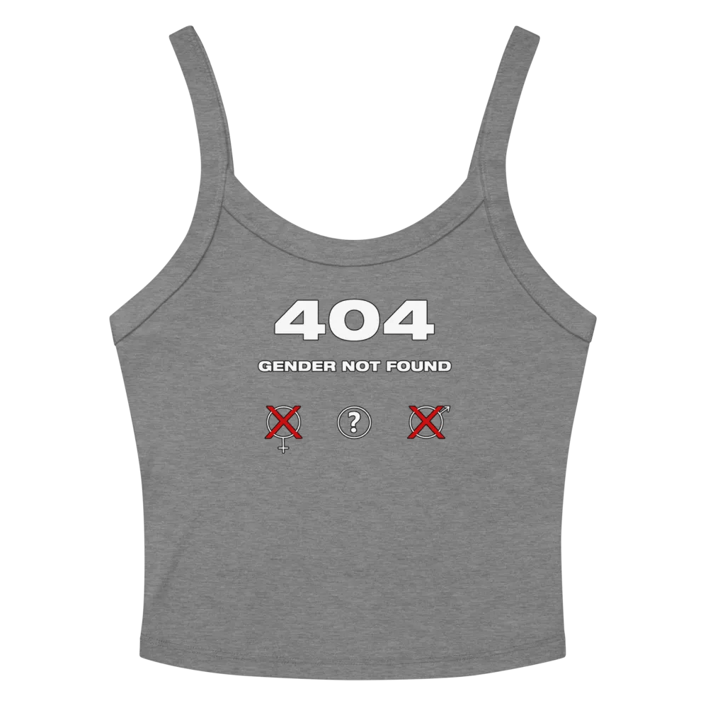 404 Gender not Found Crop Tank product image (2)