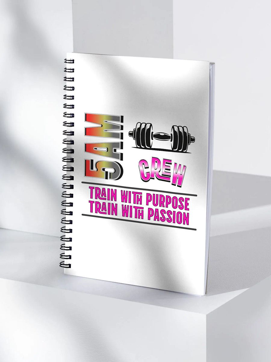 5AM Crew Weightlifting Dumbbell Crew Spiral Notebook product image (4)