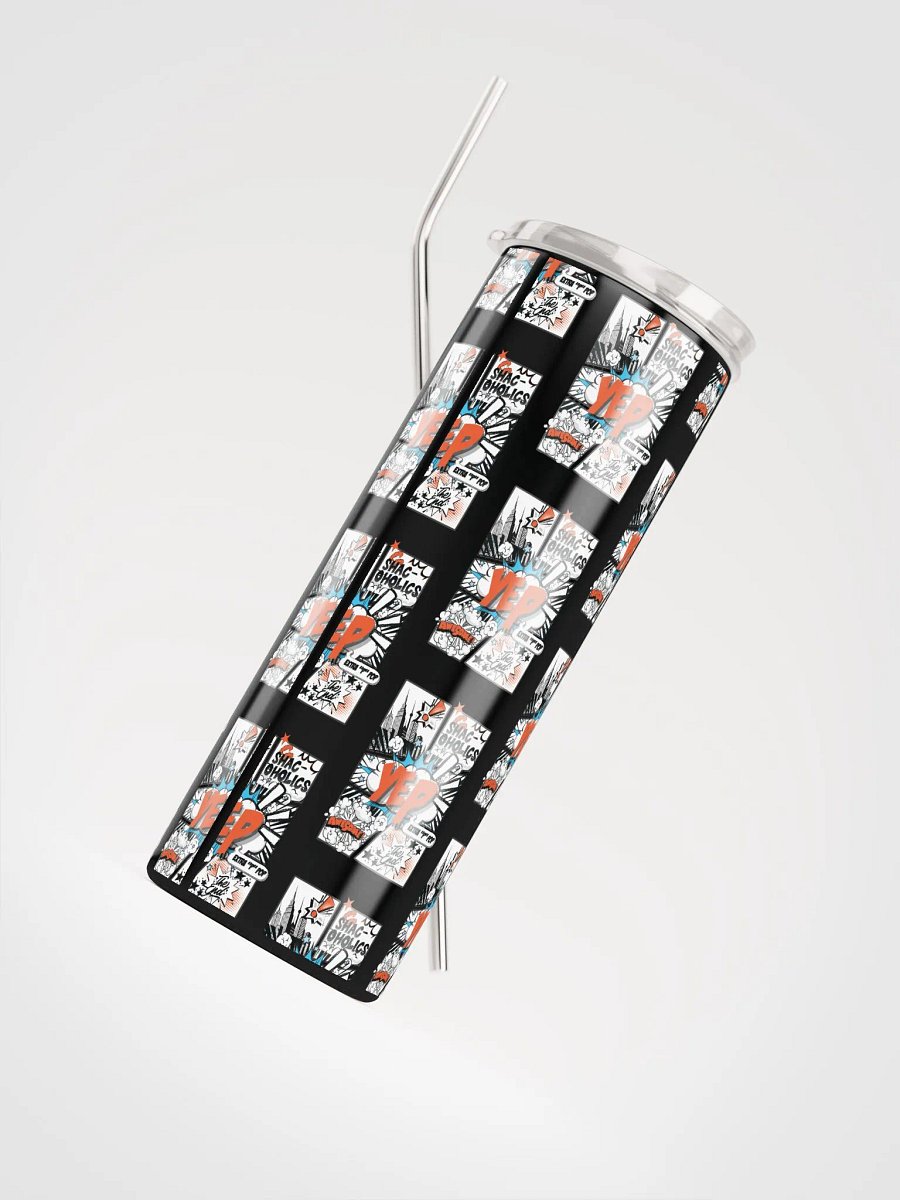 Shac-oholics Comic Blast Tumbler - Orange 