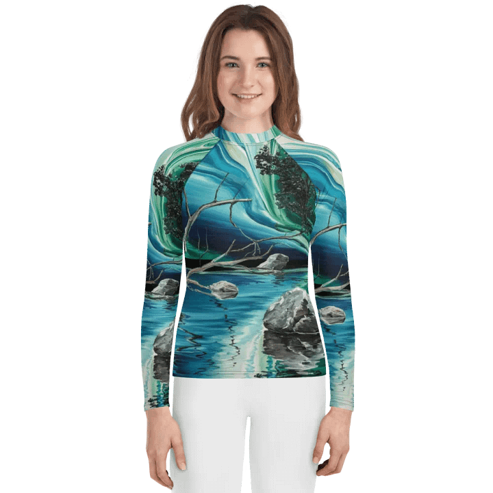 Magic Reflection, Unisex Rash Guard product image (1)