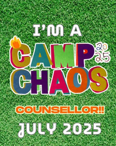 HELLO CAMPERS!!

I am happy to announce that I will be part of Camp Chaos 2025 as a Camp Cousellor!!

Catch me on Twitch, Jul...