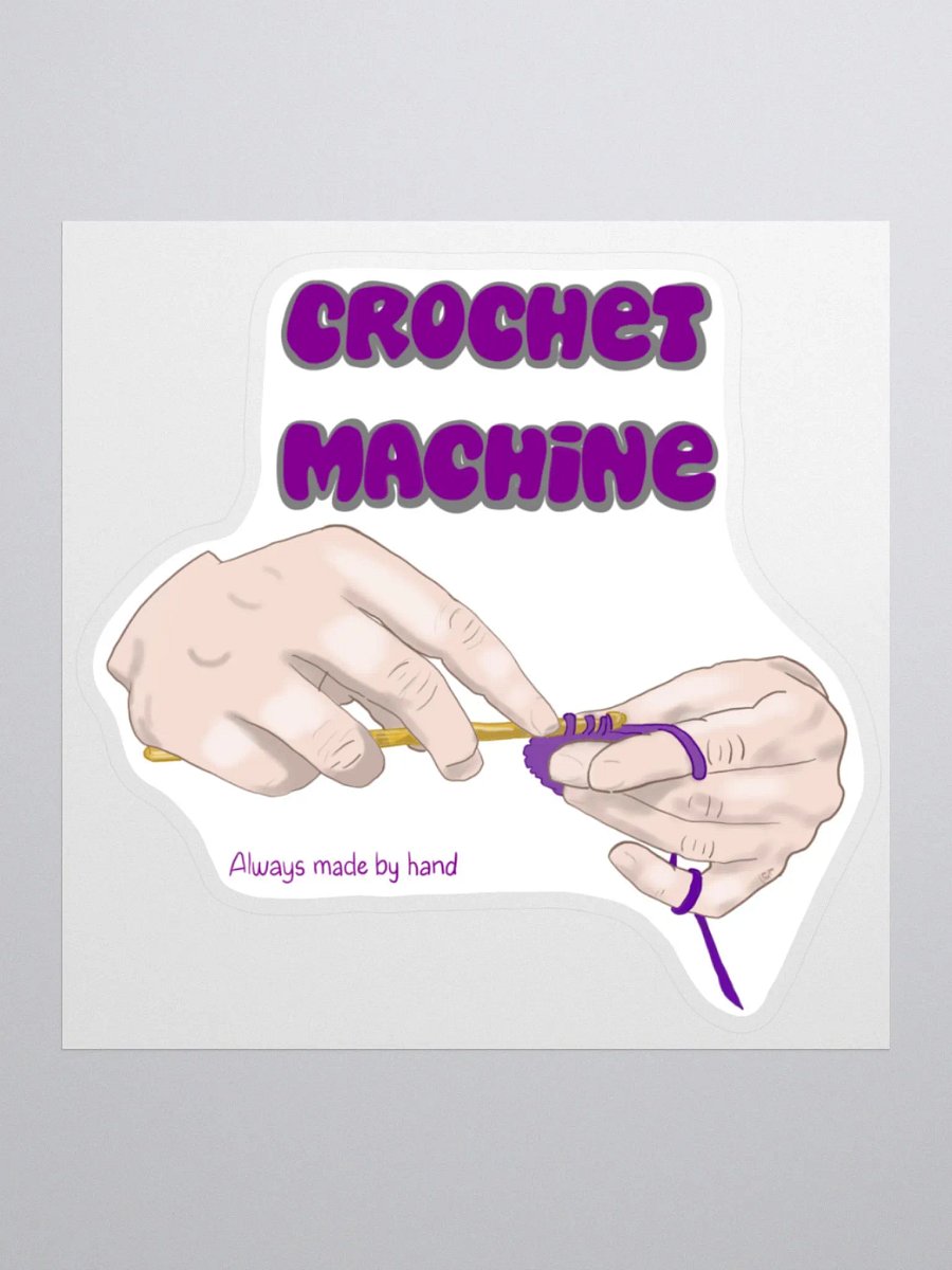 Crochet Machine Sticker product image (1)
