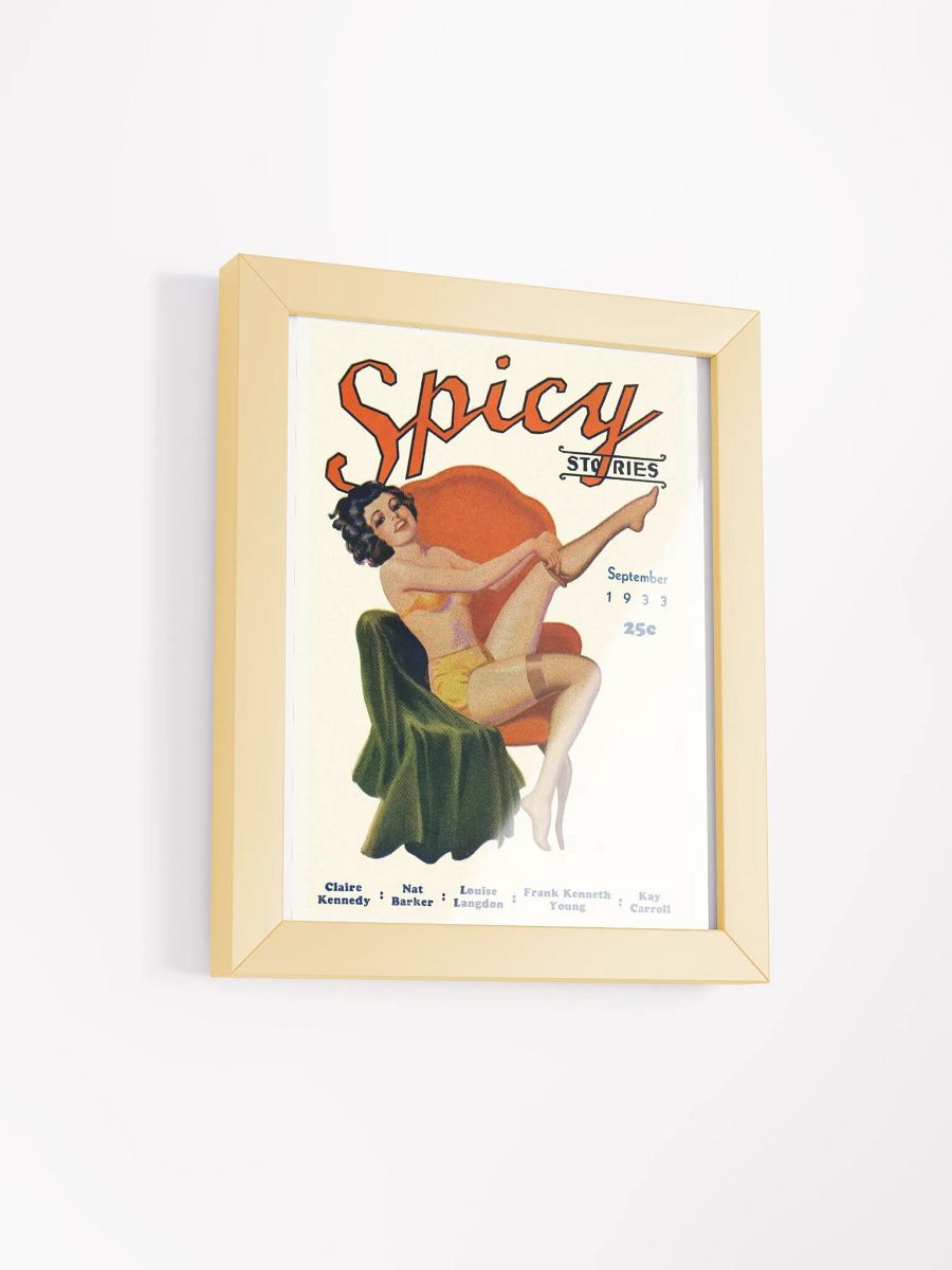 Vintage Pin-Up Spicy Stories Cover Poster product image (14)