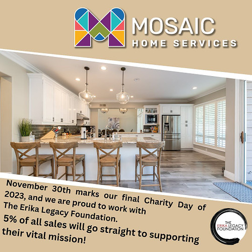 The amazing crew @get_mosaic , are donating 5% of all sales on Nov 30 to our foundation.  We are truly honoured!  Check out M...