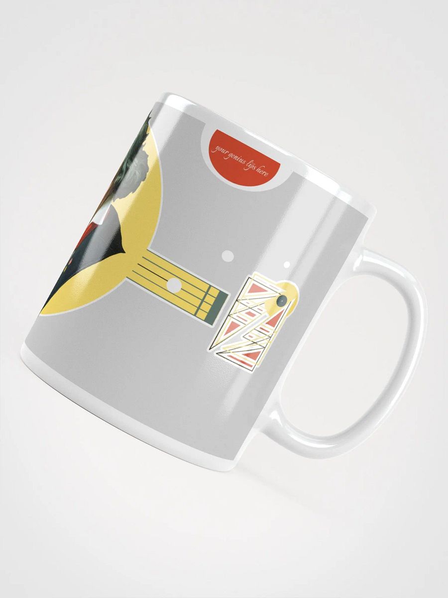 Roland van Beethoven by Frank Fonik (TB 303), Techno EDM Genius Glossy Mug product image (5)