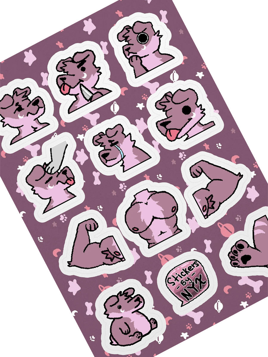 Nyx's Emote Sticker Sheet product image (1)