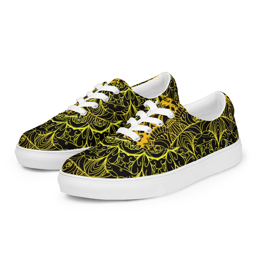 Golden Mandala Lace-Up Shoes product image (4)