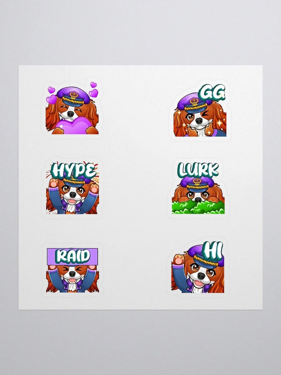 Dog Emote Sticker Set product image (2)