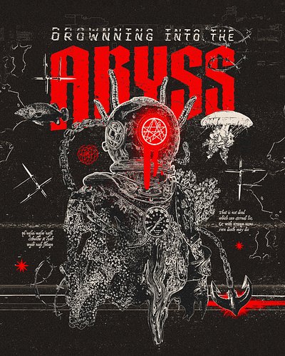 Ready to drown into the abyss? 🐙👁️

Here’s my attempt at blending Lovecraftian cosmic horror with a fear many of us share: th...