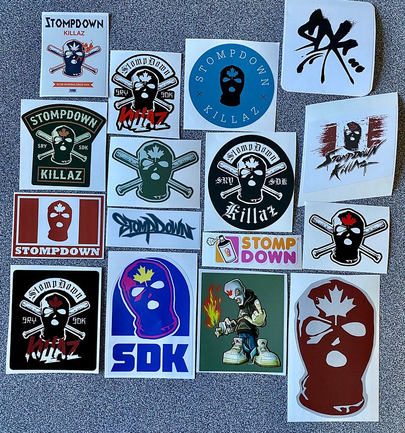 Sticker Pack #1 (16 Vinyl Stickers ranging from 3-4 inches)