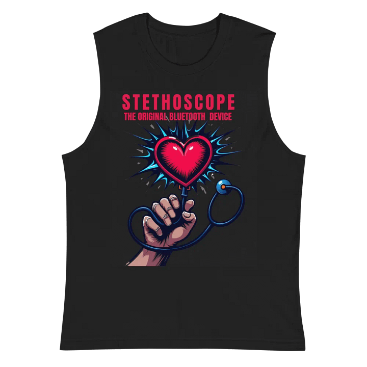 Heartbeat Stethoscope Muscle Tank product image (3)