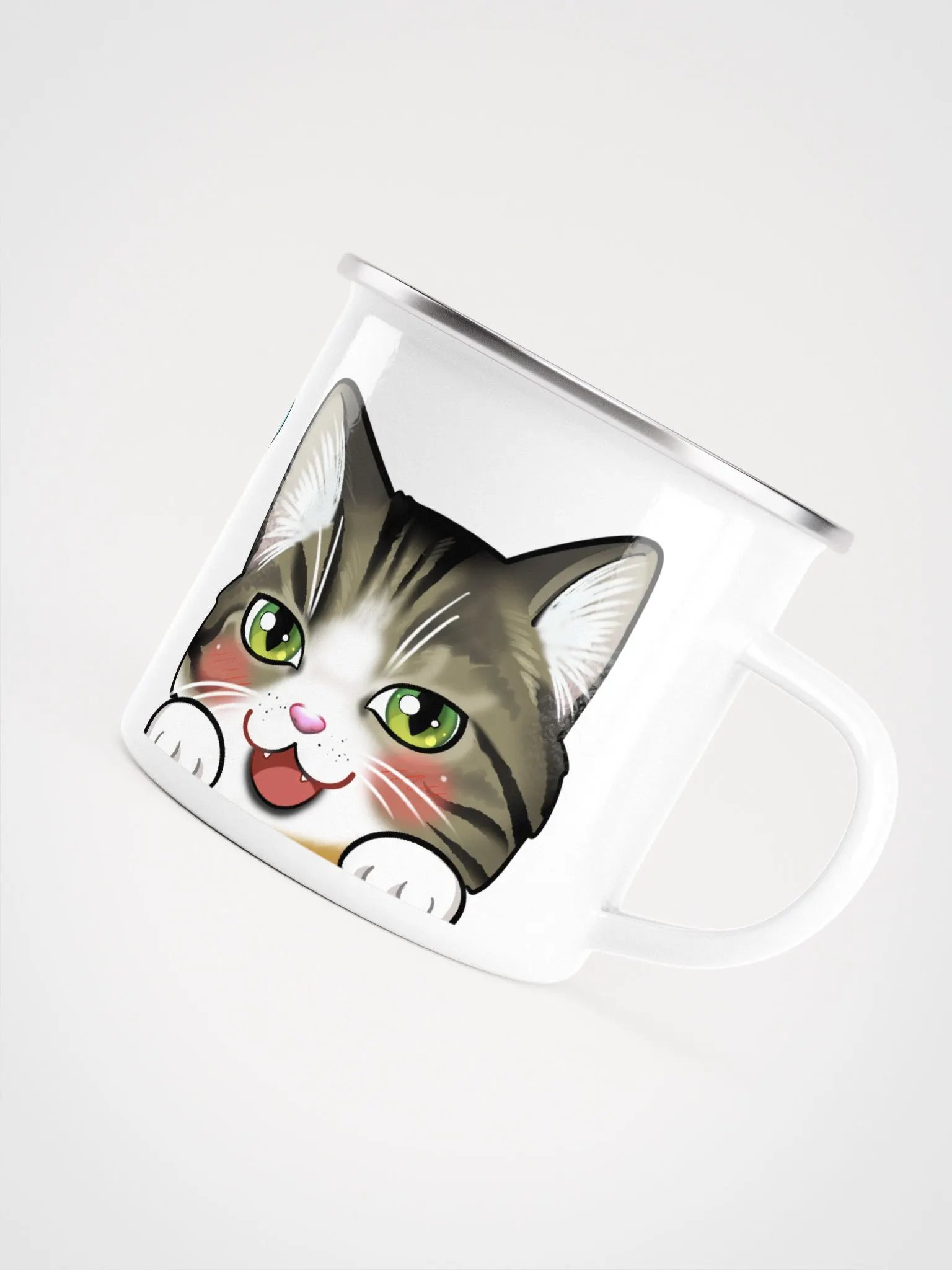 Cat Mug (Enamel) product image (4)