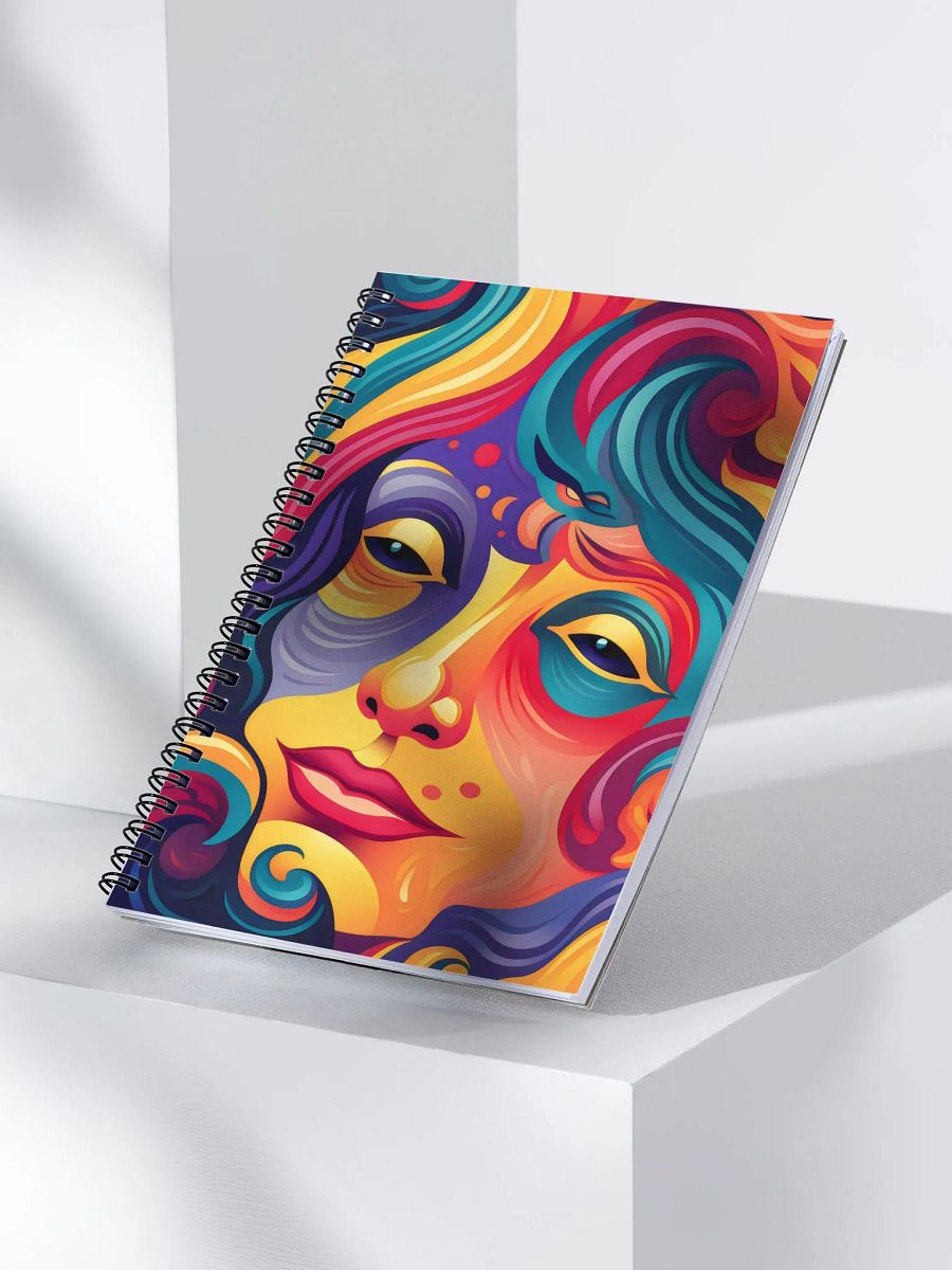 Serenity Spiral: Customizable Notebook product image (3)