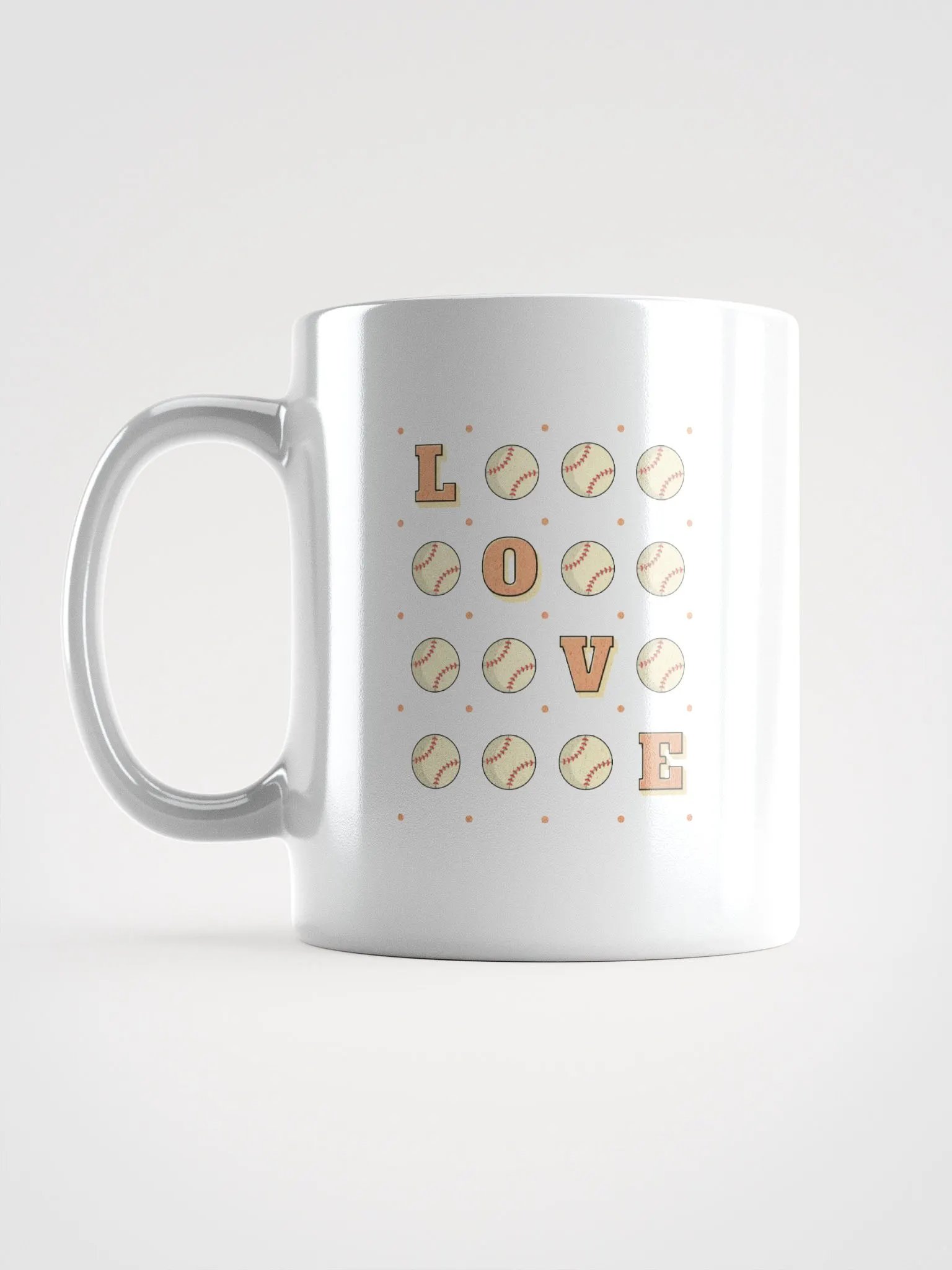 Love Baseball Square of the Game Mug product image (1)