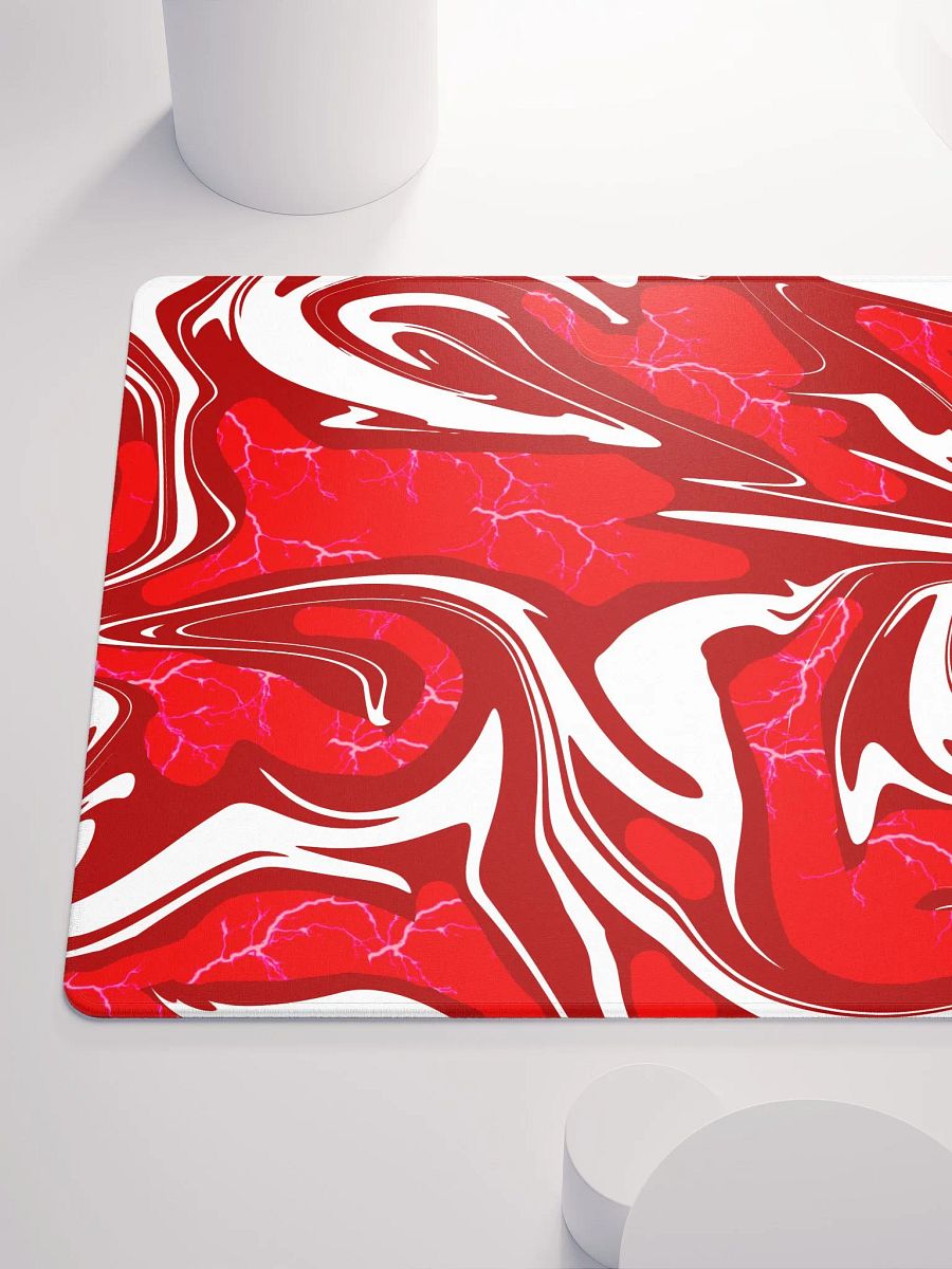 White x Red Mouse Pad product image (4)