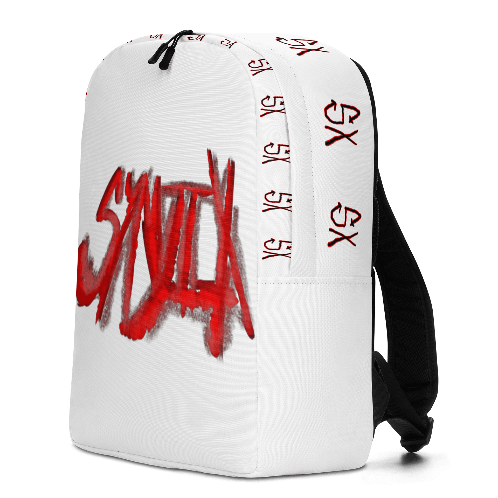 Halloween Blood Trail SynjiX Backpack (White) product image (2)