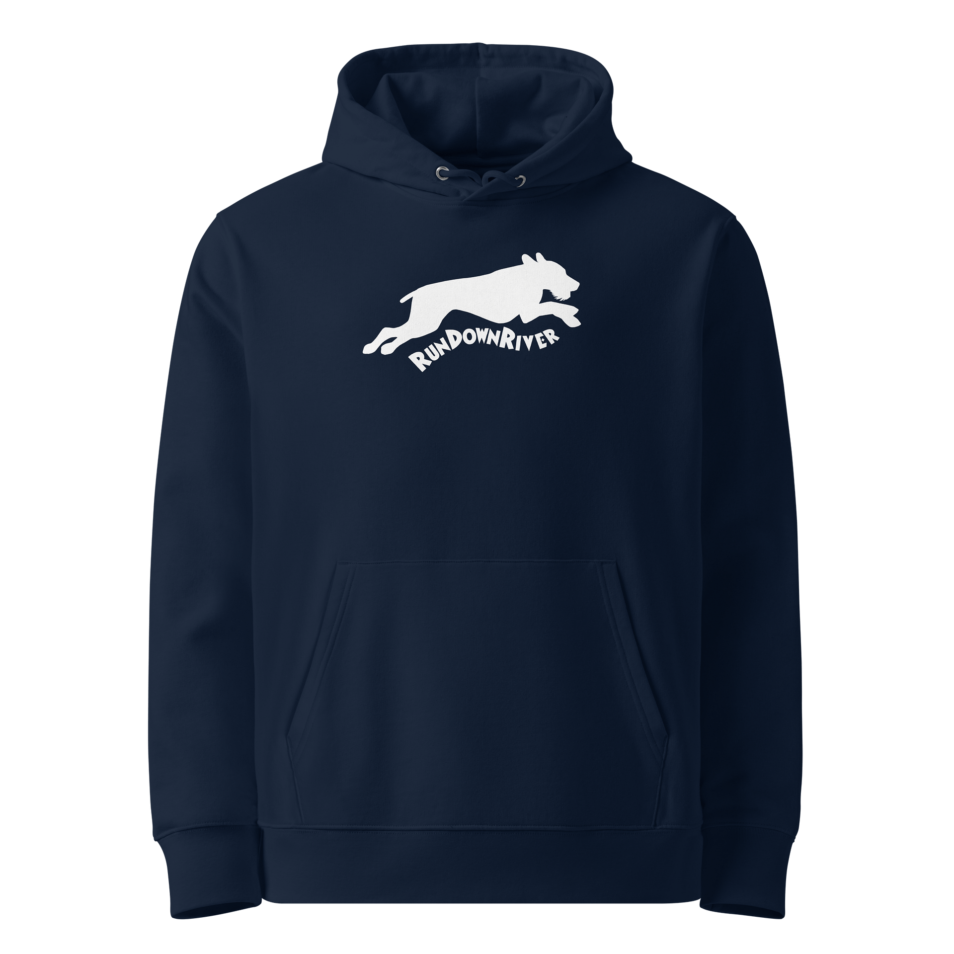 White Logo Graphic Thermal Hoodie product image (1)