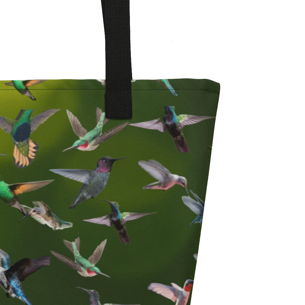 hummingbird All-Over Tote Bag for birders moms dads friends product image (9)