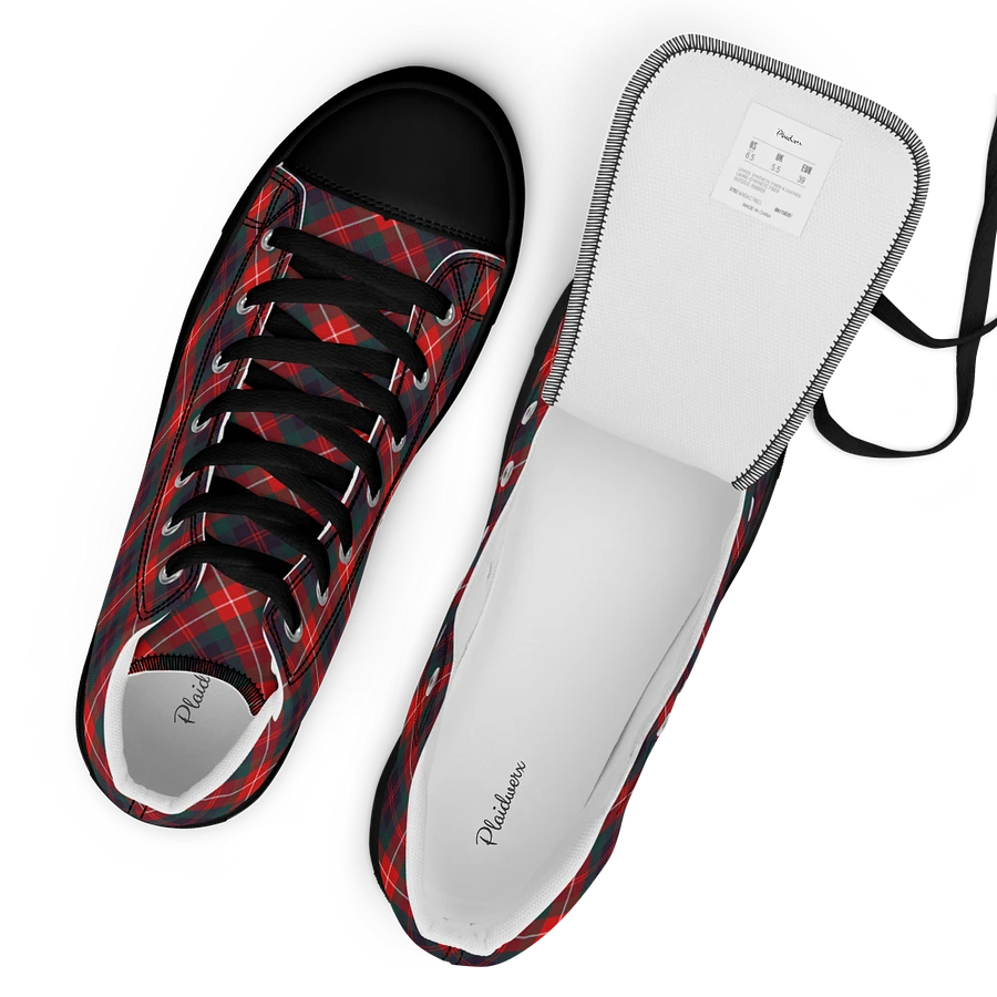 Fraser Tartan Men's High Top Shoes product image (17)